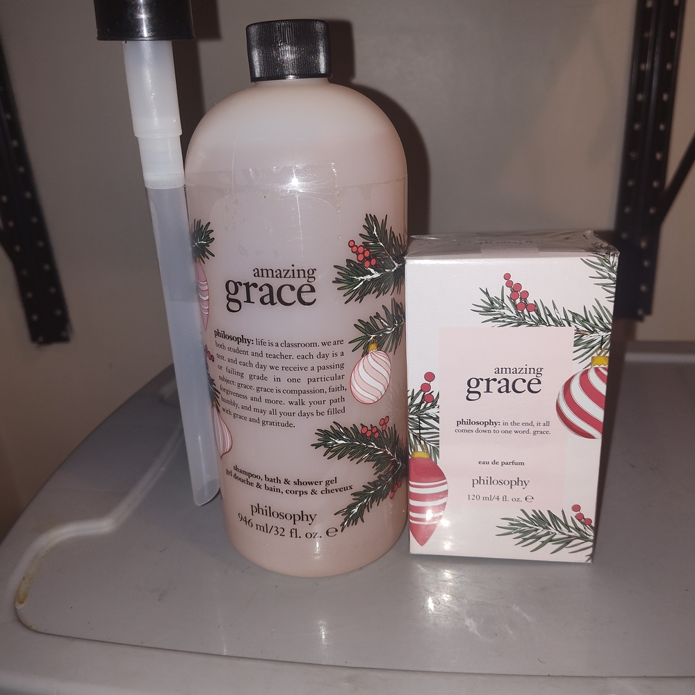 Philosophy Amazing Grace Bath & Shower Gel and Eau de Parfum Set - Pink